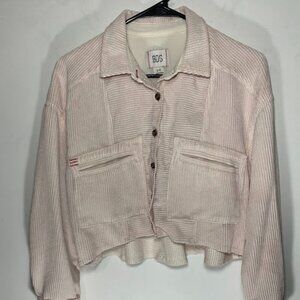 BDG Blush Pink Corduroy Cropped Jacket